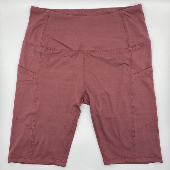 Boutique Women's Fashion Bike Workout Short, Pink - Picture 4 of 7